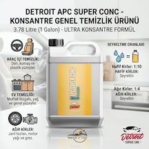 Detroit Apc Super Conc Konsantre Genel Temizlik Ürünü 3.78 L