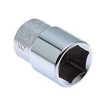 İzeltaş 1110060017 17 Mm 3/8" Altı Köşe Lokma Anahtar, Krom, 17 Mm