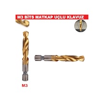 Klavuz 1/4 Bıts Kendinden Matkap Uçlu M3 Hss Titanyum