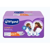 Canped Çocuklar için Ekstra Küçük Boy Belbantlı Hasta Bezi XS 30'lu