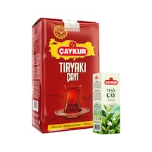 Tiryaki 1kg Dökme Çay Ve Cam Şişe Yeşil Çay Kolonyası Seti