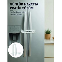 4 Adet Dolap Ve Kapak Emniyet Kilidi Evde Güvenli Kullanım İçin Y