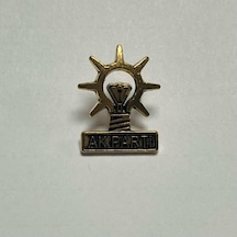 Asyabayrak Ak Parti Logolu Yaka Rozeti Çok Renkli
