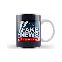 Fake News Channel Fox News Logo Kupa Bardak Porselen Karışık