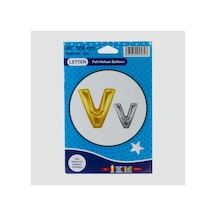 Sarı - 970 - Renkli 40x100 Harfli Folyo - Nazblsmm - Balon V