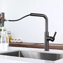 Faumix KAV6677090 Spiralli Mutfak Bataryası Siyah