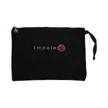 Chevrolet Impala SS Logo Siyah Clutch Cüzdan / El Çantası Siyah