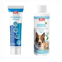 Bio Petactive Biodent Enzymatic Köpek Diş Macunu 100 Ml + Biodent Hexidine 250 Ml 2 Li Set