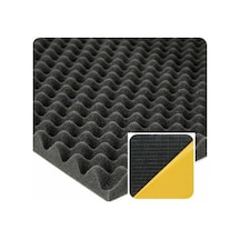 50Mm Yapışkanlı Akustik Yumurta Sünger 60 Dns 100Cm X100Cm 1 M2