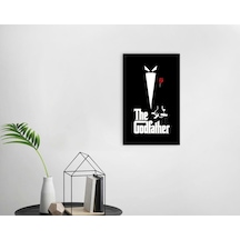 Bk Home Godfather Baba Tasarımlı Dekoratif Ahşap Siyah Çerçeveli (551061599)