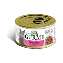 Jungle Gurme Somonlu Yetişkin Kedi Konservesi 85 Gr