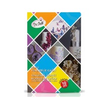 Çiçek Modelleme Renkli 10lu - 03 Wafer Paper