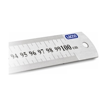 Lacco Çelik Cetvel 100 CM Paslanmaz Metal