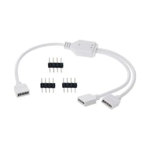 Rgb Şerit Led İkili Pin 1 Giriş 2 Çıkış Ara Bağlantılı Çoğaltıcı Ve İğne
