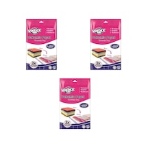 Vakumlu Giyisi Yastık Yorgan Saklama Torbası Poşeti Hurç - Large - 50x70 Cm. - 3 Paket Plastik Turun Diğer