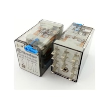 Finder Röle 55339048.0010 Soket Montaj AgNi 3CO 10A Kilitli Test