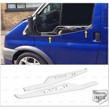 Ford Transit 2003 2013 Krom Cam Çıtası 2 Parça P Çelik