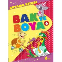 Bak ve Boya 6-Boyama Kitabı- Çınar Yayınları