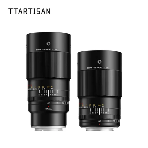 Ttartisan 100mm F2.8 2x Macro Lens Sony E, Siyah