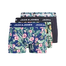 Jack & Jones Erkek 3'lü Boxer 12295180-dn Lacivert