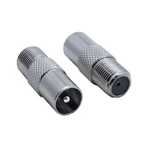 Ayt F Konnektör Dişi Anten Fişi Erkek Çevirici Uydu Soket Konnektörü