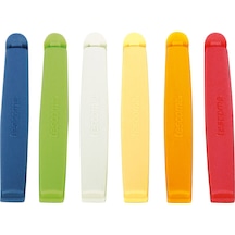 Tescomaa Presto 420754 6 Parça Poşet Mandalı - Renkli - 12 Cm Çok Renkli