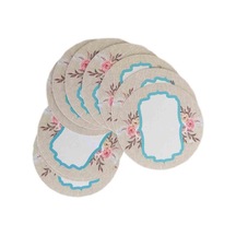 Angel Çanta Aksesuar 10Lu 7Cm Yuvarlak Yazısız Etiket