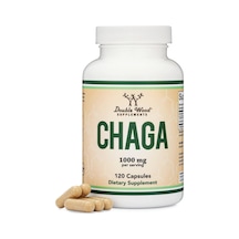 Double Wood Chaga Mushrooms 120 Capsules 1,000mg.abd Menşei Aromasız