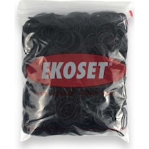 Ekoset 500 Adet Siyah Küçük Paket Lastiği 40 MM