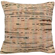 Zehra Abla Halı Yeni El Dokuma Dekoratif Kilim Kırlent Yastık Kılıfı 6775 Çok Renkli