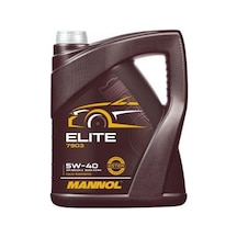 Mannol Elıte Sae Mn7903-5 5W-40 Apı Sn/Ch-4 Acea A3/B4 Motor Yağı 5 L