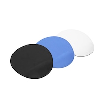 Newdaki Bilgisiyar Notebook Bileklik Destekli Mouse Pad Mavi- Siyah- Beyaz