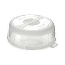 Orret Home 24 Cm Şeffaf Mikrodalga Kapağı Asılabilir Mikrodalga Uyumlu Kapak, Sıçrama Önleyici Yemek Isıtma