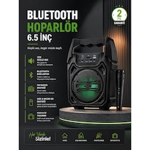 10w Güçlü Ses Performanslı Bluetooth Karaoke Hoparlörü Mh-hs8171-4562
