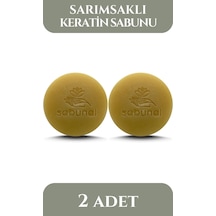 Sabunal Sarımsaklı Keratin Sabunu 2 Adet - Saç Besleyici Sabun