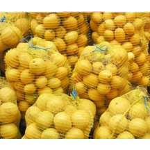35X50 Limon Sari File Çuval Limon Filesi Ceviz Findik Çuval