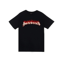 Stoned&Fame Siyah Hatebreed Baskılı T-shirt SIYAH