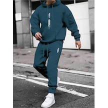 Altamira Erkek Dikey Baskılı Oversize Eşofman Takımı 001
