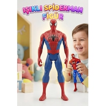 Örümcek Adam Klasik Kostümlü Işıklı Ve Sesli Hareketli Eklemli Figür - 29 Cm Boy