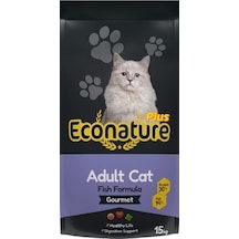 Econature Plus Gurme Balıklı Yetişkin Kedi Maması 15 Kg