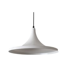 Mylights Spor Beyaz Içi Beyaz Metal Sarkıt Avize 36Cm En