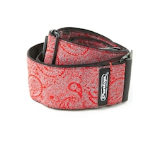 Jim Dunlop Jakarlı Paisley Kırmızı Gitar Askısı D6711