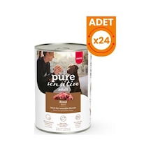 Mera Pure Sensitive Adult Biftekli Yetişkin Köpek Konservesi 24 Adet 400 Gr