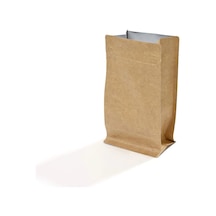 Pencereli Beyaz Kraft Kilitli Doypack Ambalaj 13 X 22,5 + 3,5 Cm - 250 Gr. 750 Adet