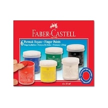 Faber-castell Faber Castell Parmak Boyası 25ml X 6 Renk Karışık