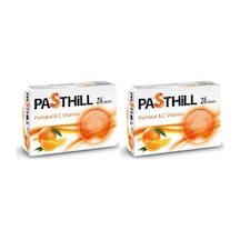 Pasthill Portakal 24 Adet Boğaz Pastil 2'li Paket