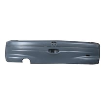 Peugeot 206 Hb 99/09 Arka Tampon Gri Band/sis Delikli Eurobump - Tampon