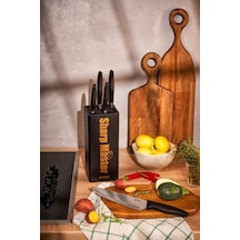 Emsan Sharp Master 6 Parça Bıçak Seti Siyah