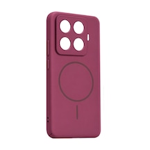 Xiaomi Mi 15t Pro Mika Pc Magsafe Kapak - Bordo Standart