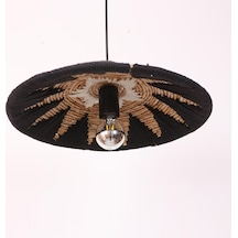 Maya 40x9 Cm Çap- Doğal Abaka Aydınlatma Mix